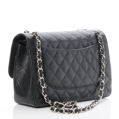 Chanel Caviar Quilted Jumbo Double Flap Black 4 of 9