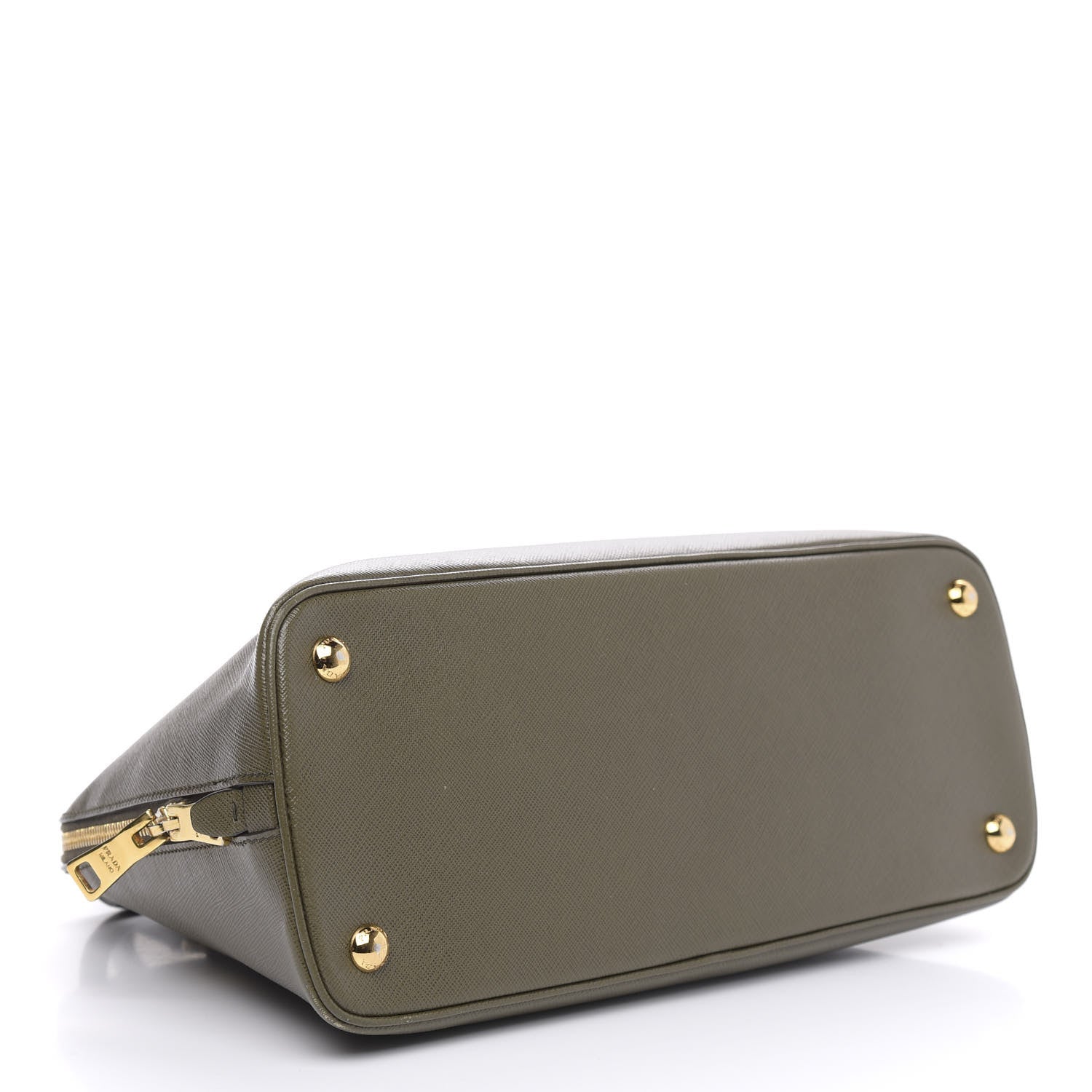 Prada Saffiano Lux Medium Promenade Tote Militare 5 of 17