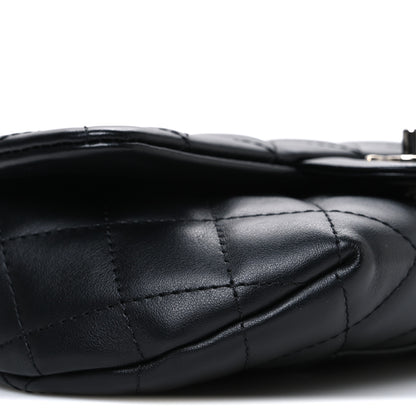 Chanel Calfskin Quilted CC Uniform Flap Belt Bag Black 10 of 11