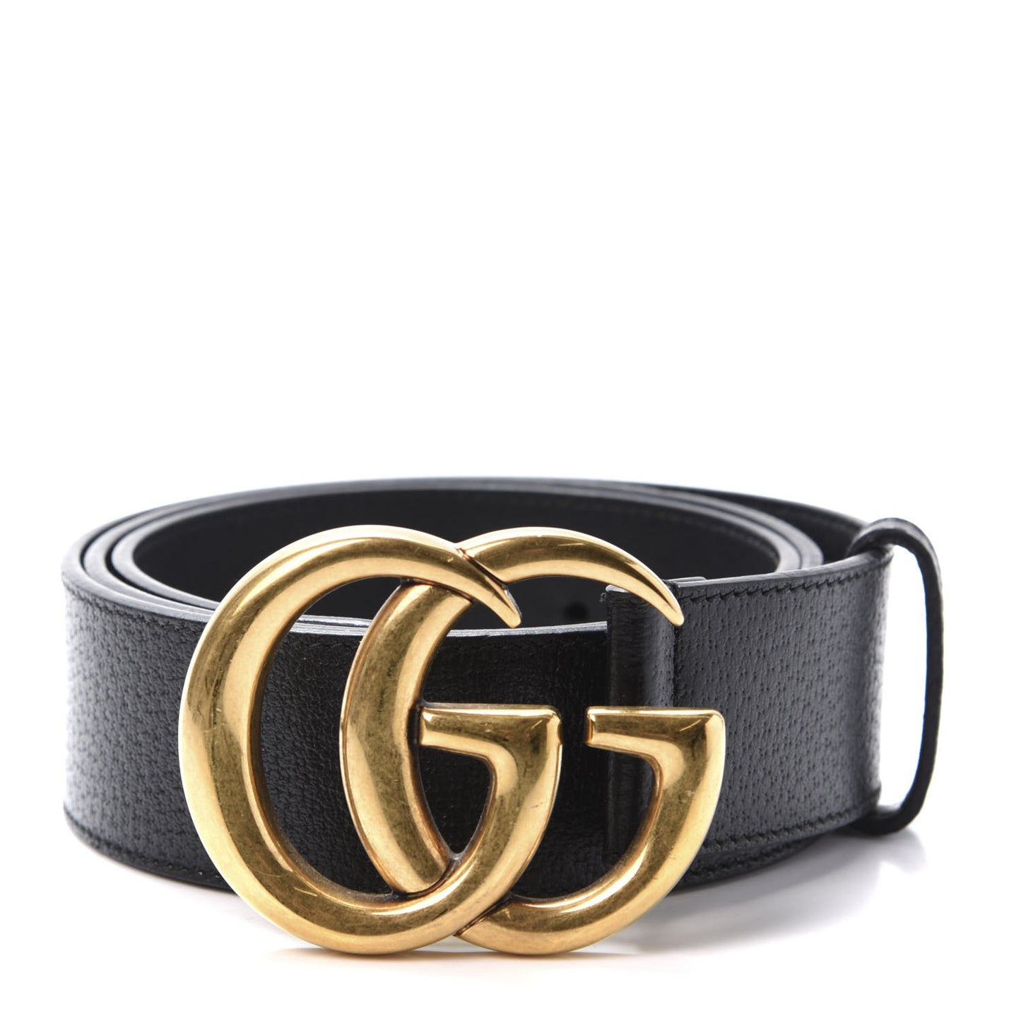 Textured Calfskin Double G 40mm Belt 90 36 Black