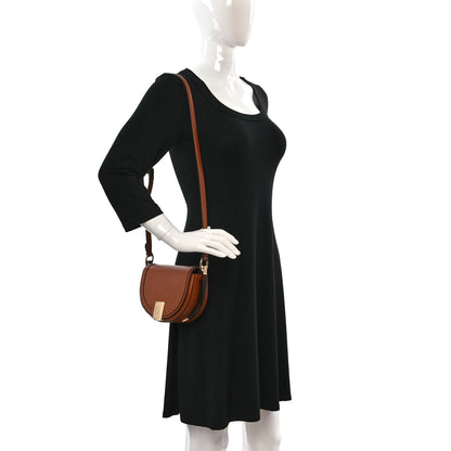 Fendi Vitello King Plexiglass Moonlight Shoulder Bag Cuoio 2 of 8