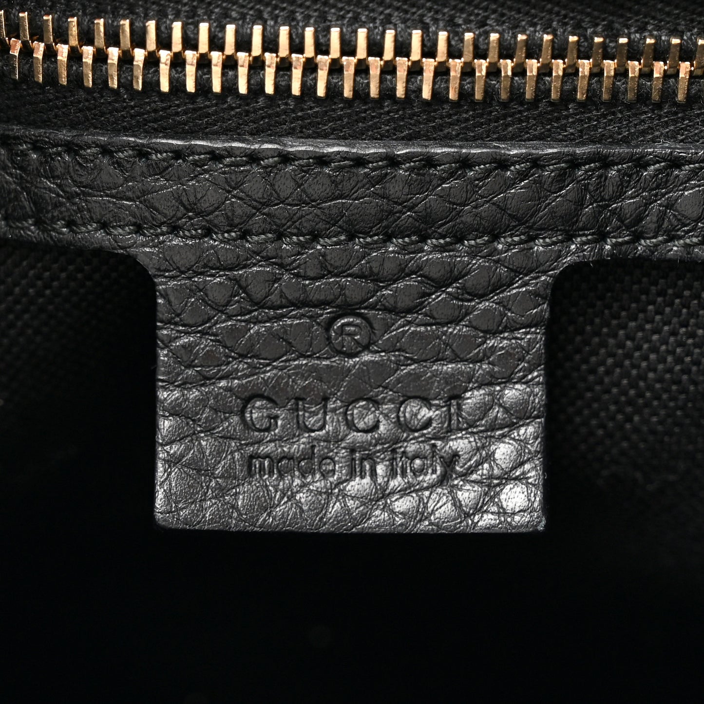 Cellarius Calfskin Mini Bamboo Shopper Tote Black