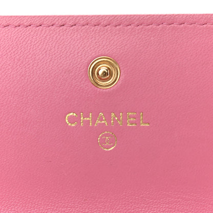 Chanel Lambskin Quilted Chanel 19 Flap Wallet Pink 6 of 11