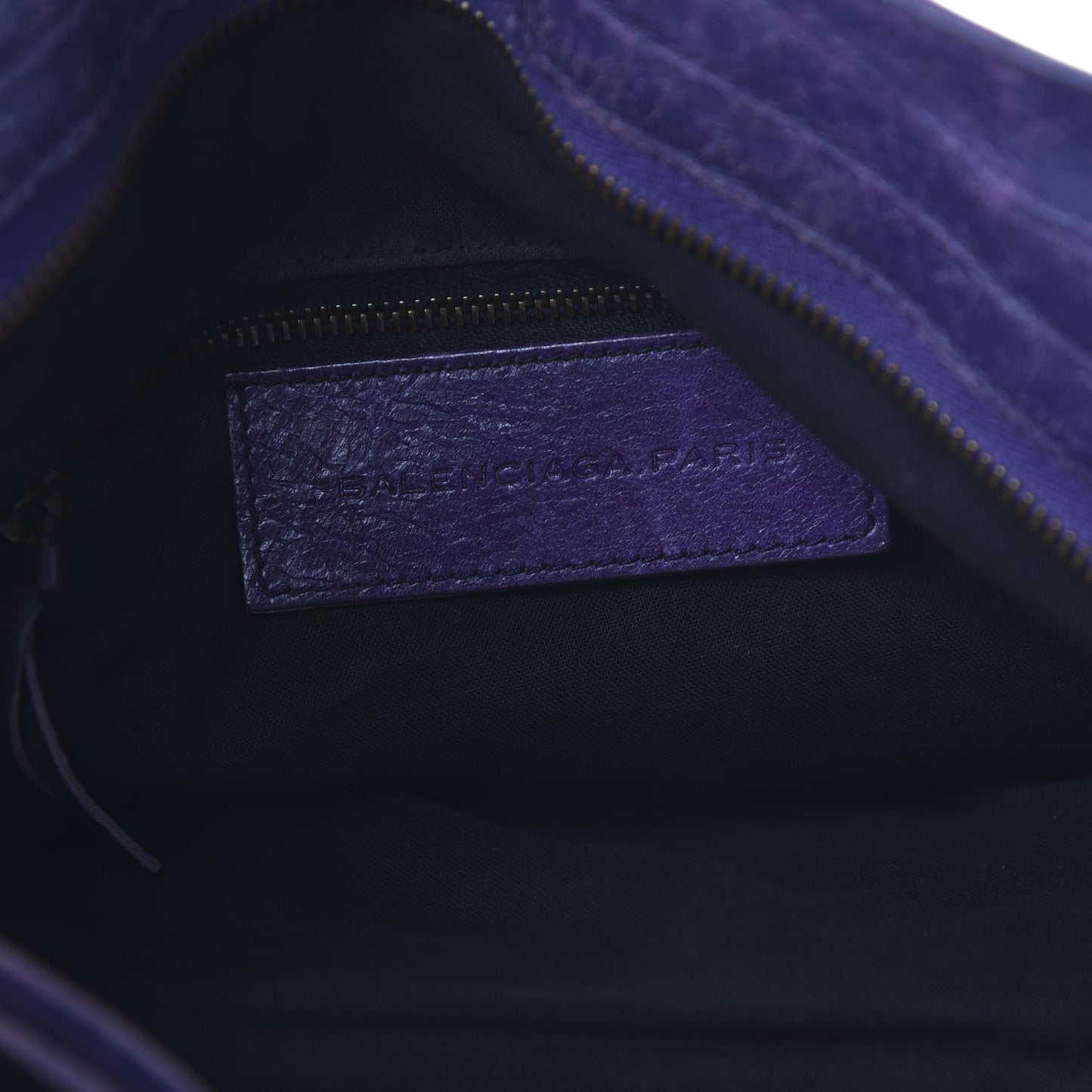 Agneau Classic Gold Hardware Velo Dark Violet