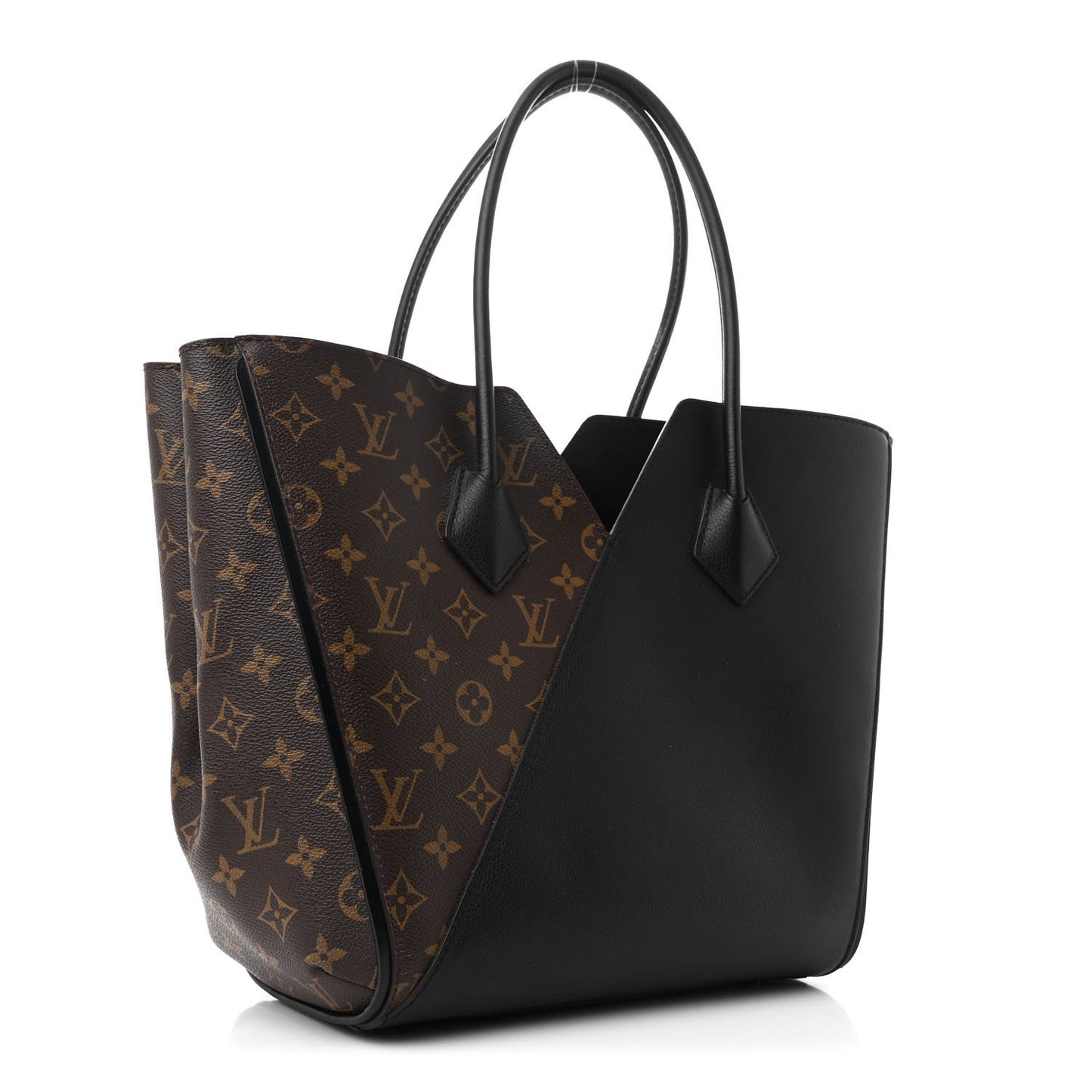 Calfskin Monogram Kimono Tote  Black