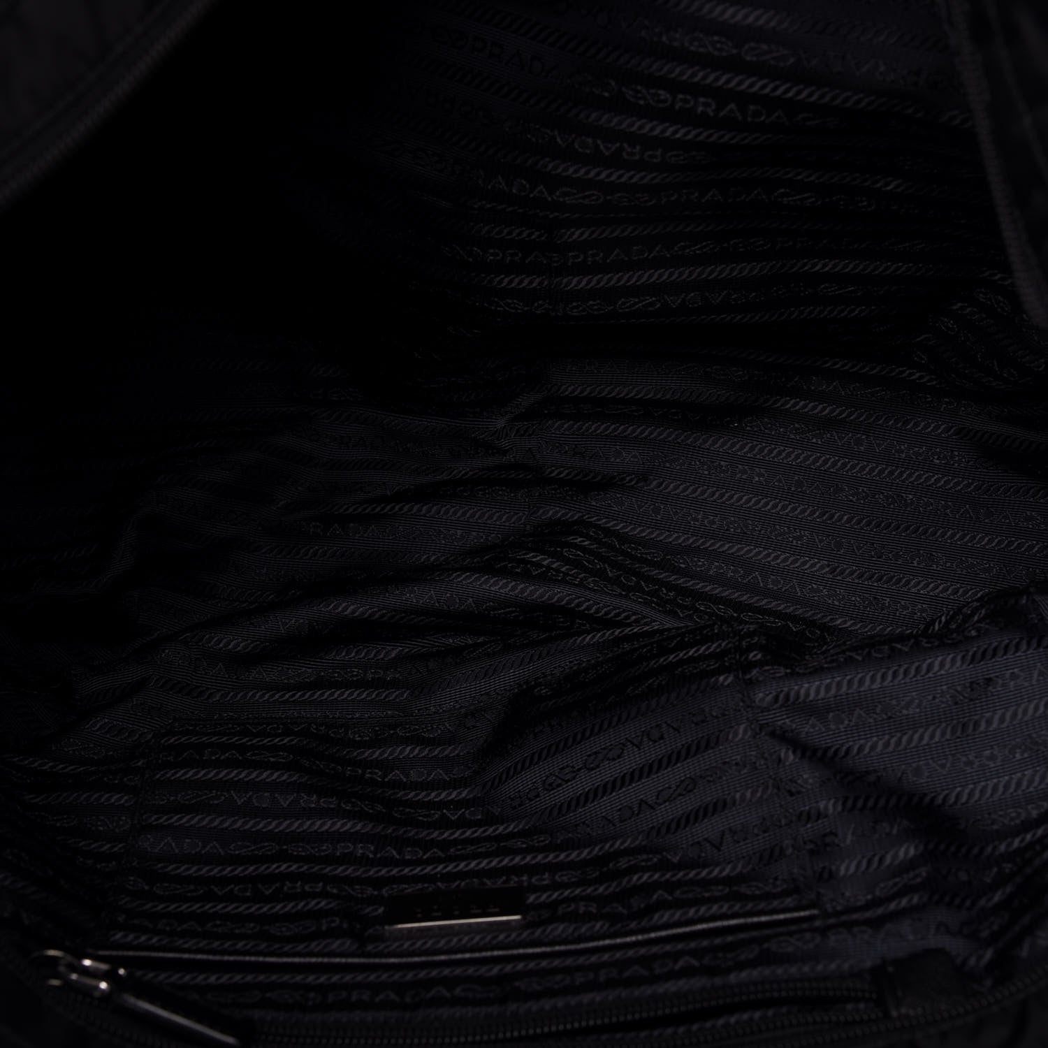 Prada Tessuto Nylon Tote Black 5 of 13