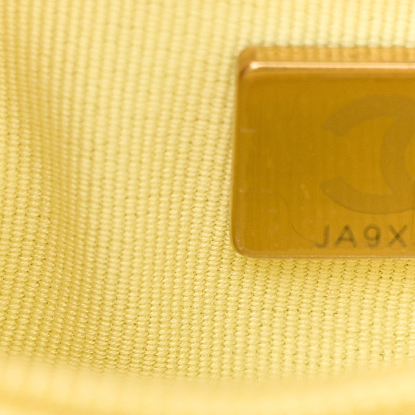 Shiny Aged Calfskin Quilted Nano Kelly Shopper Light Yellow