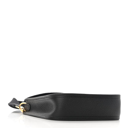 Hermes Taurillon Clemence Evelyne TPM Black 4 of 10