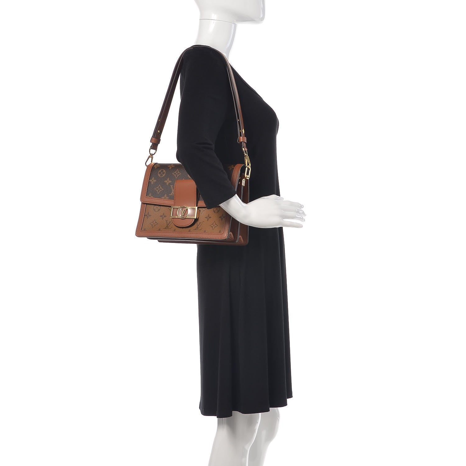 Louis Vuitton Reverse Monogram Dauphine MM 2 of 14