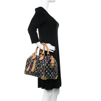 Louis Vuitton Monogram Multicolor Speedy 30 Black 2 of 13