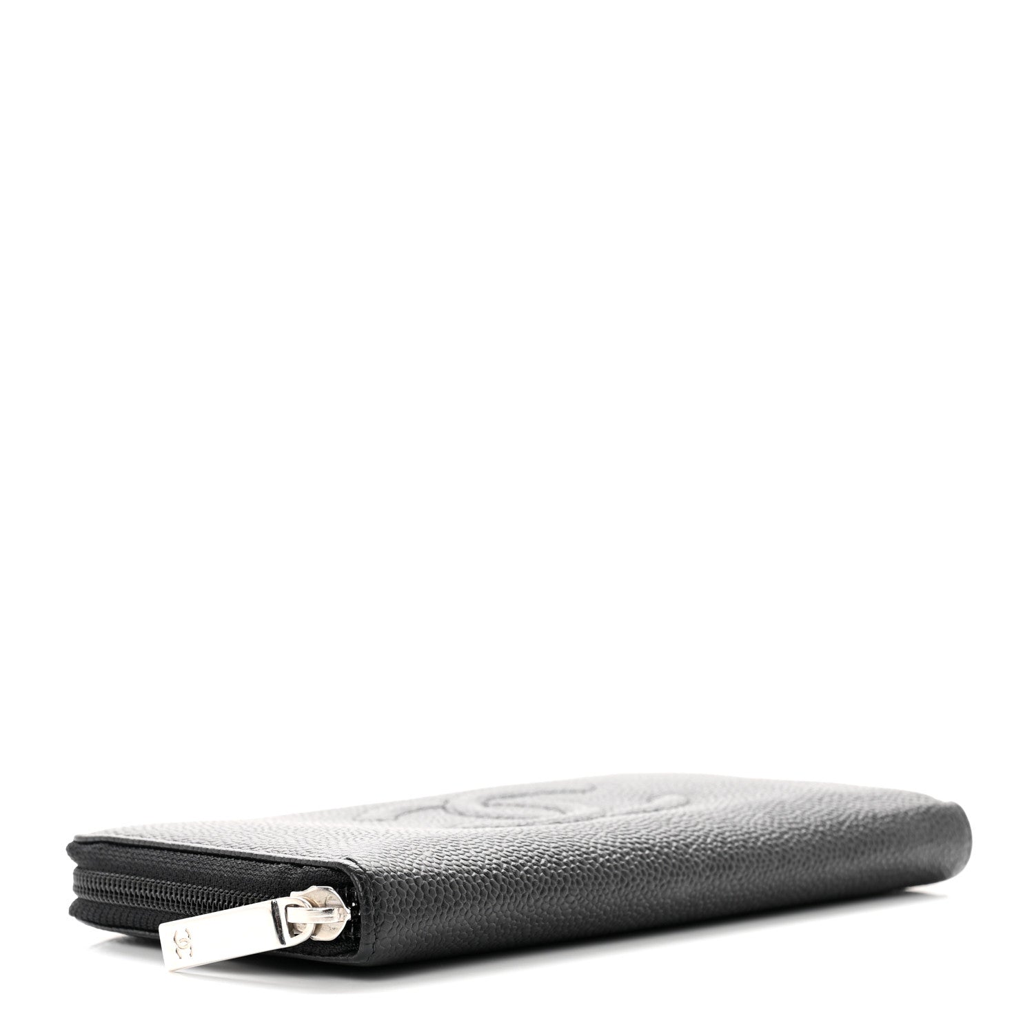 Chanel Caviar Large Timeless CC Zip Around Wallet Black 4 of 8