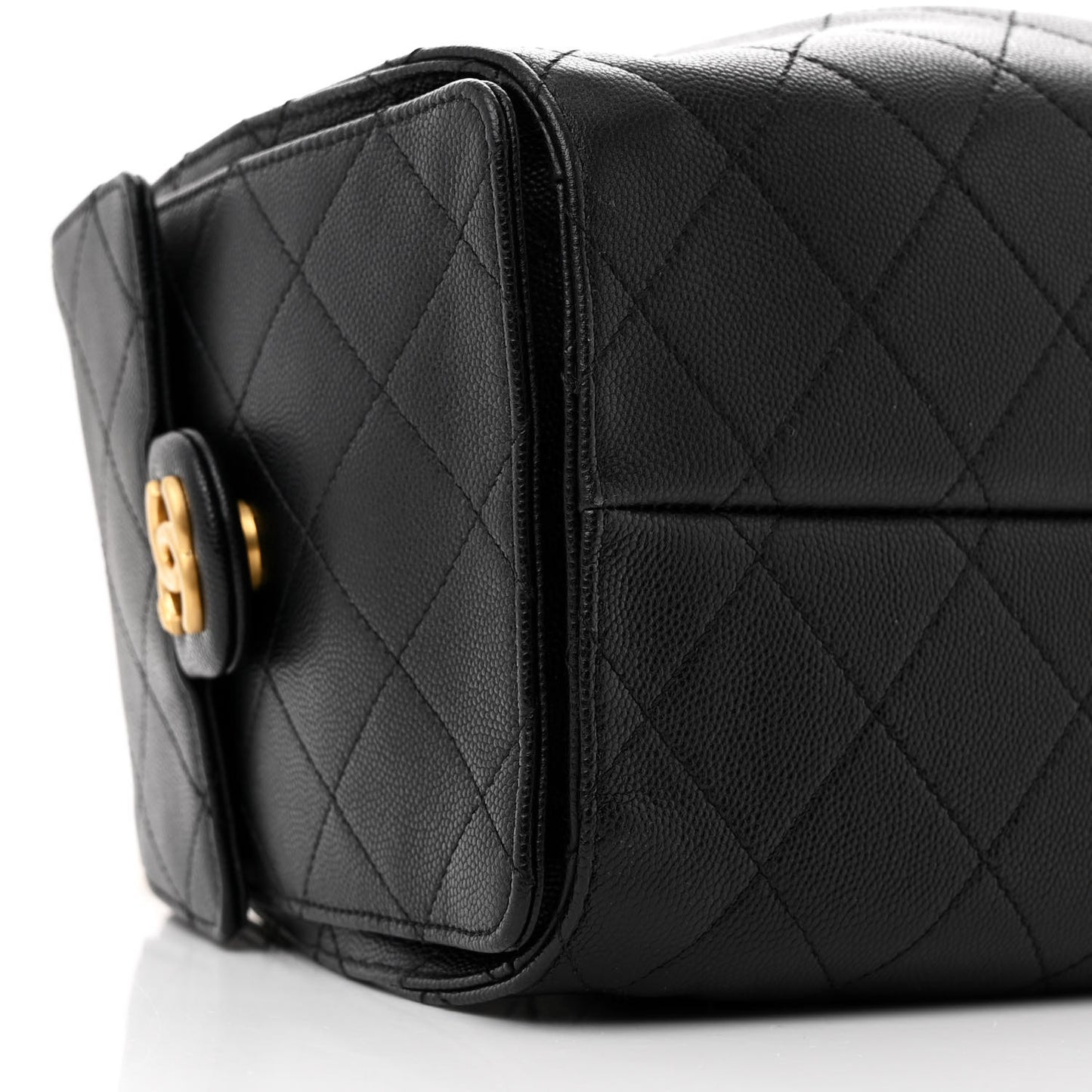Caviar Quilted Small Chanel 25 Handbag Black