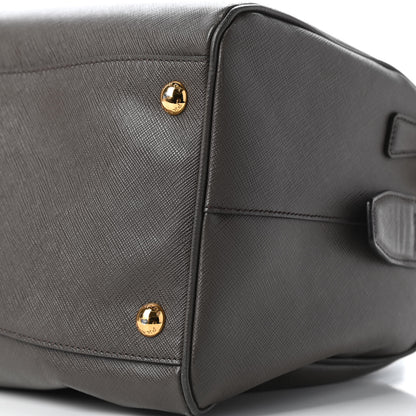 Prada Saffiano Lux Bauletto Grafite 9 of 9