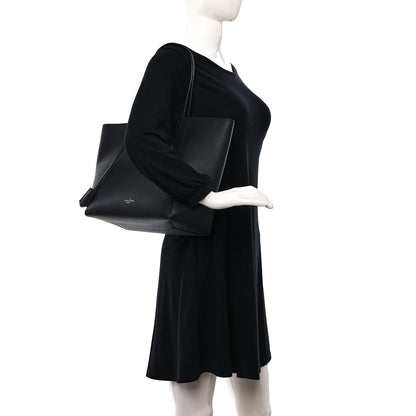 Louis Vuitton Calfskin Lockme Cabas Black 2 of 12