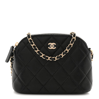 Chanel Caviar Quilted Classic Clutch With Chain Black 1 of 12