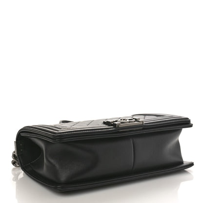 Chanel Lambskin Quilted Medium Boy Flap Black 4 of 9