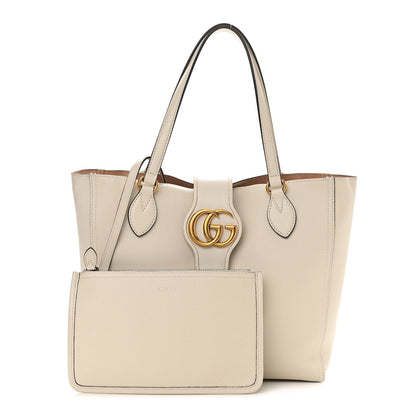 Gucci New Sakai Calfskin Lux Small Dahlia Tote Mystic White 1 of 11