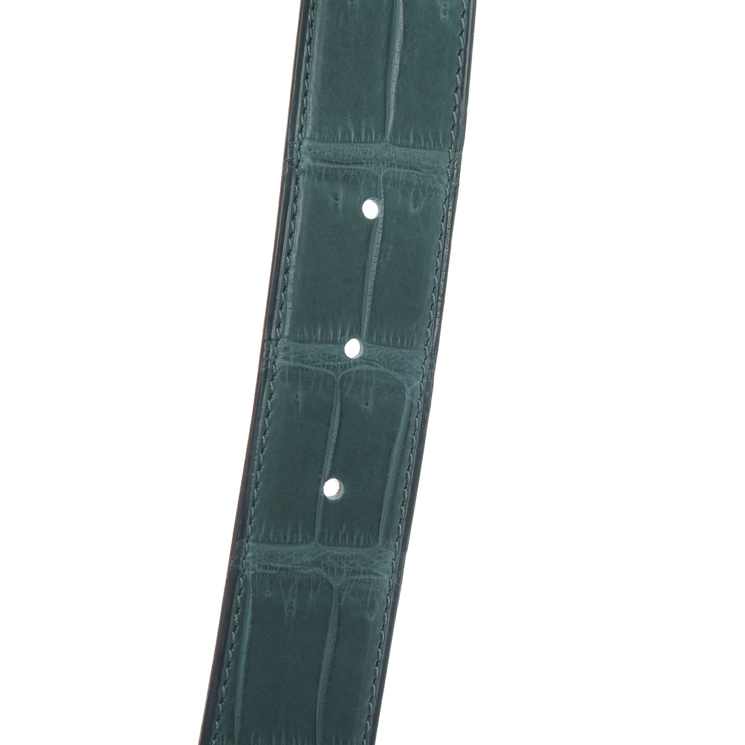 Hermes Matte Porosus Crocodile 32mm Gamma Belt 100 Malachite 4 of 5