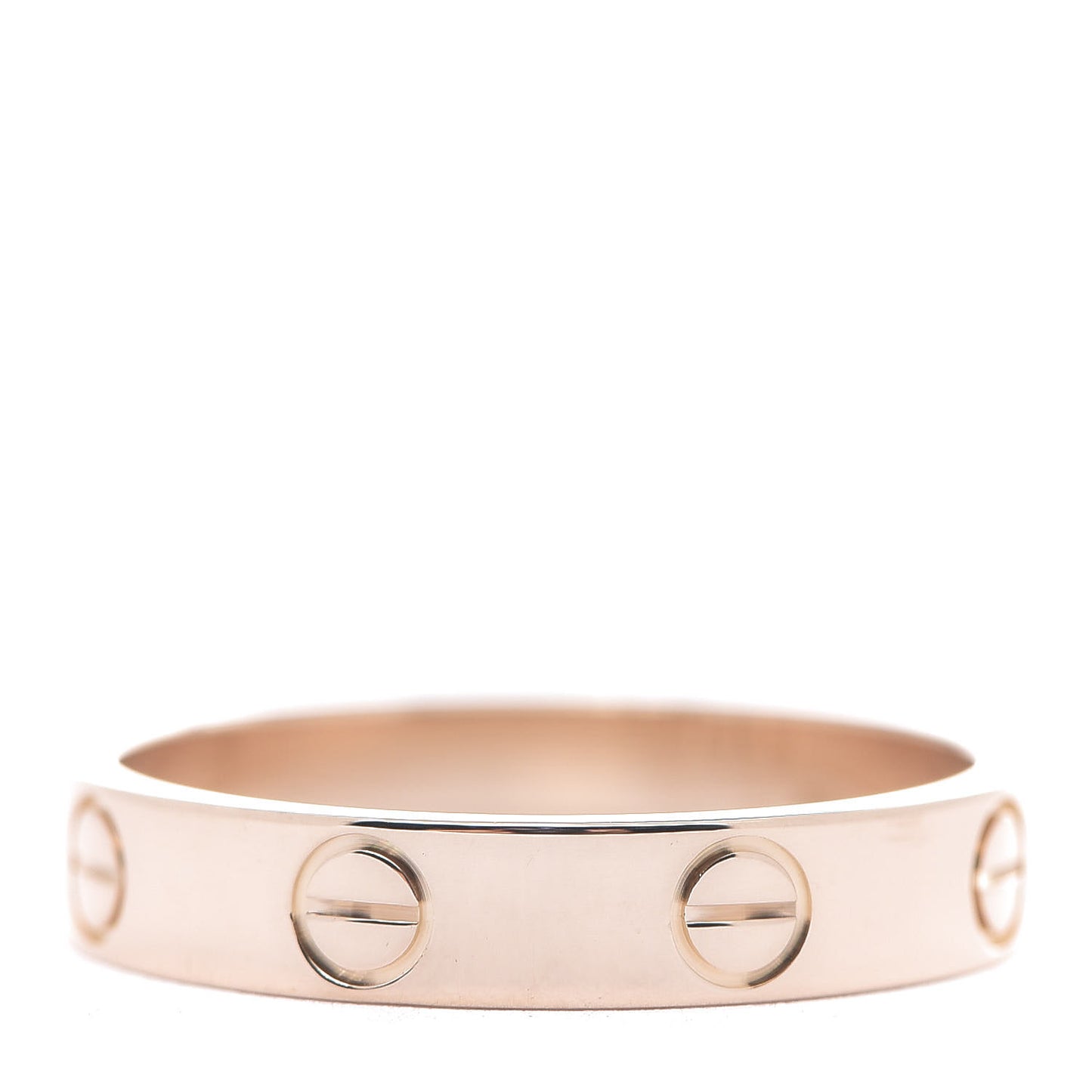 18K Pink Gold 3.5mm LOVE Wedding Band Ring 52 6