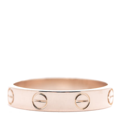 Cartier 18K Pink Gold 3.5mm LOVE Wedding Band Ring 52 6 2 of 4