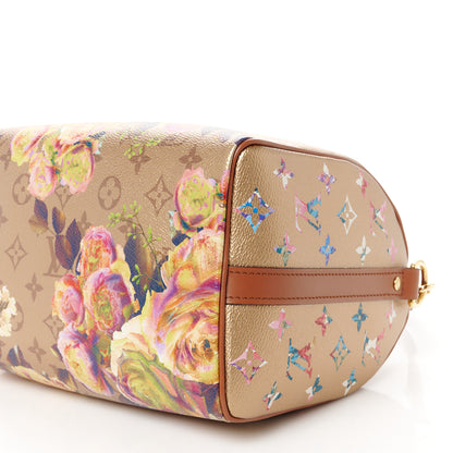 Louis Vuitton Metallic Monogram LV Garden Speedy Bandouliere 25 Gold 12 of 12