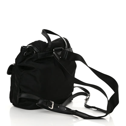 Prada Tessuto Nylon Vitello Backpack Black 3 of 12