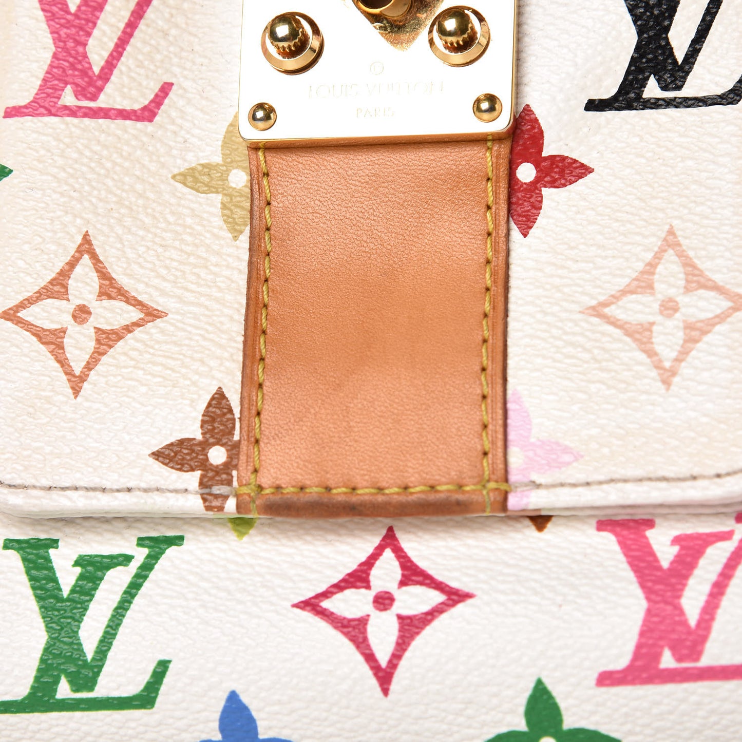 Monogram Multicolor Speedy 30 White