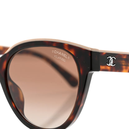 Chanel Acetate Polarized CC Butterfly Sunglasses 5414-A Tortoise 7 of 8