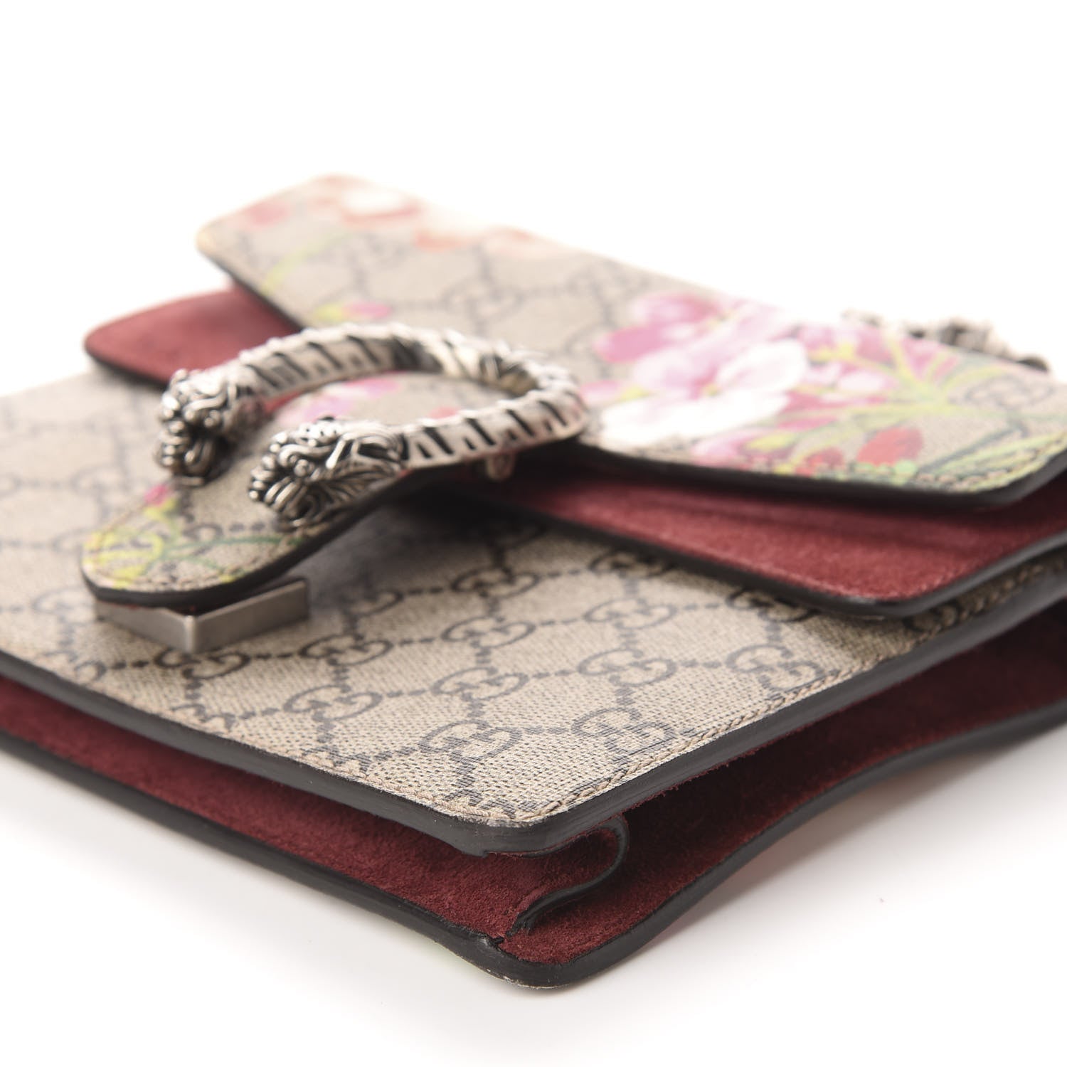 Gucci GG Supreme Monogram Blooms Mini Dionysus Shoulder Bag Beige Multicolor Dry Rose 7 of 11