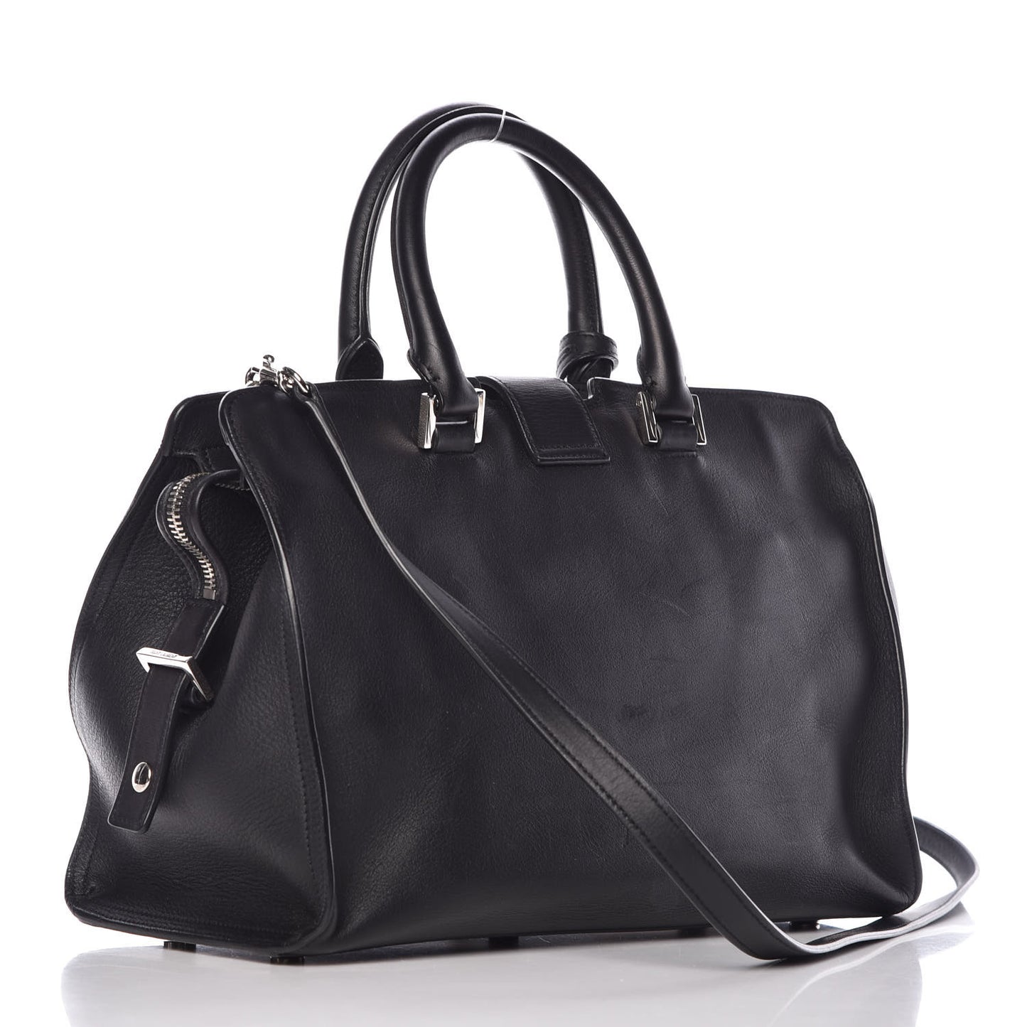 Smooth Calfskin Small Monogram Cabas Black