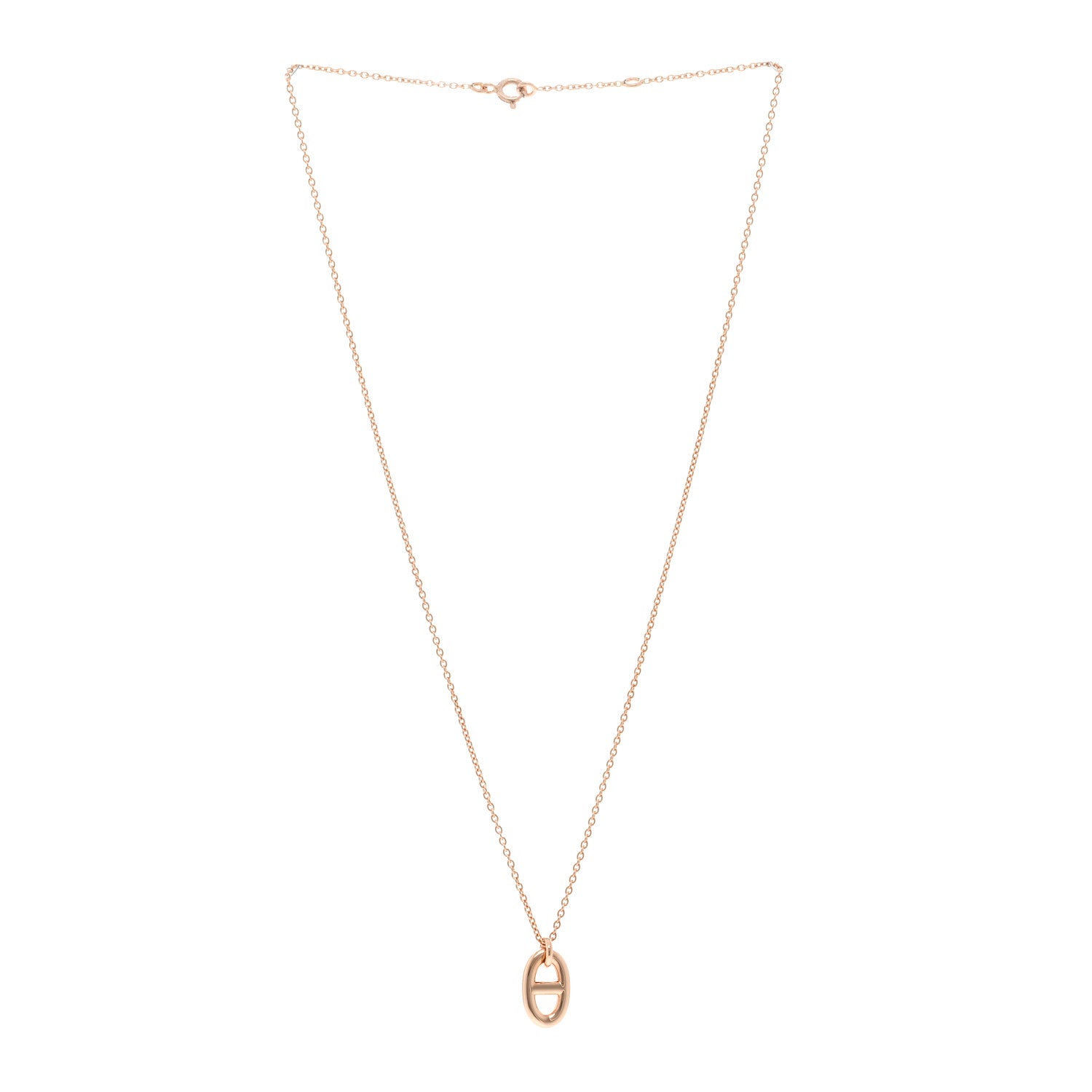 Hermes 18K Rose Gold PM Farandole Pendant Necklace 3 of 6