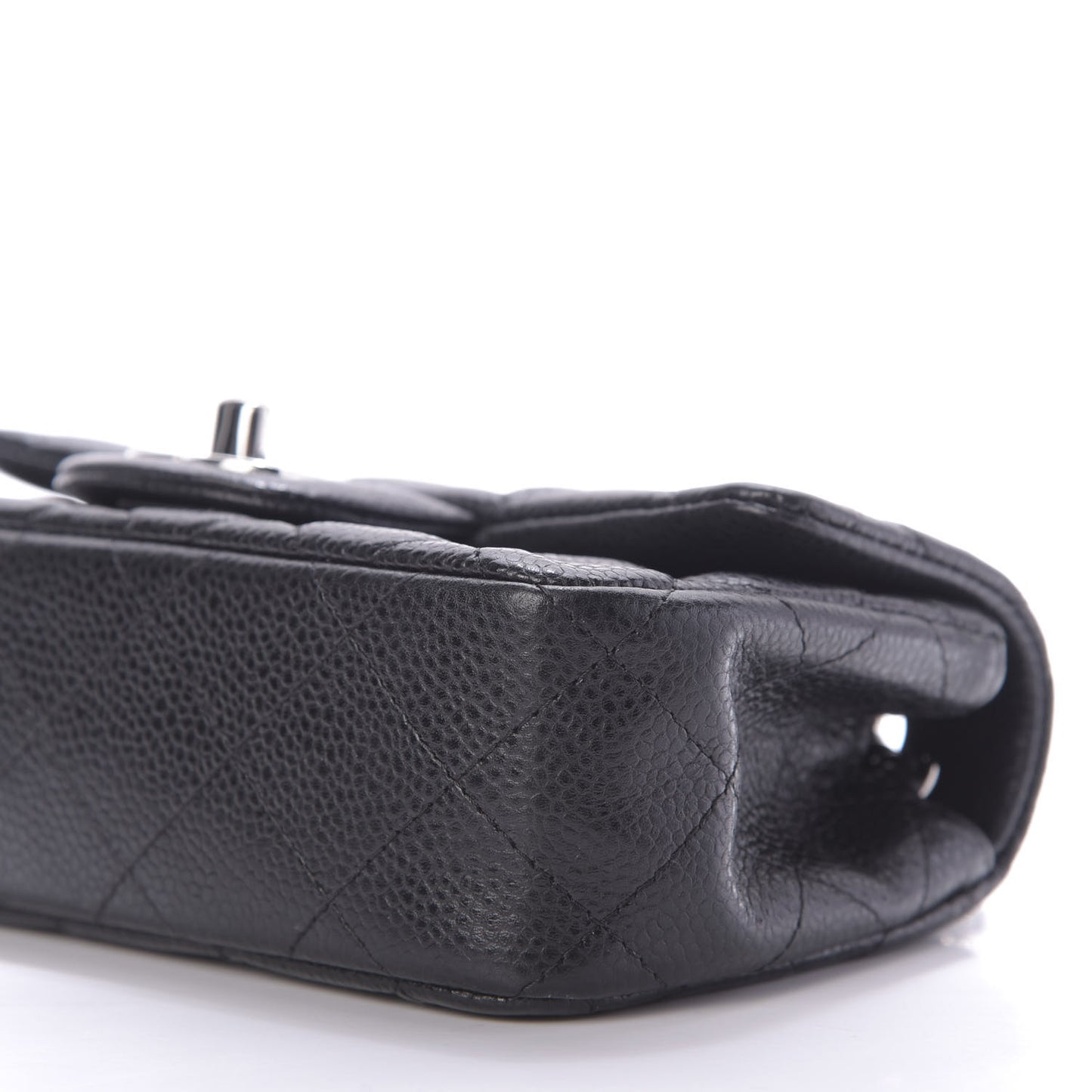 Caviar Quilted Extra Mini Flap Black