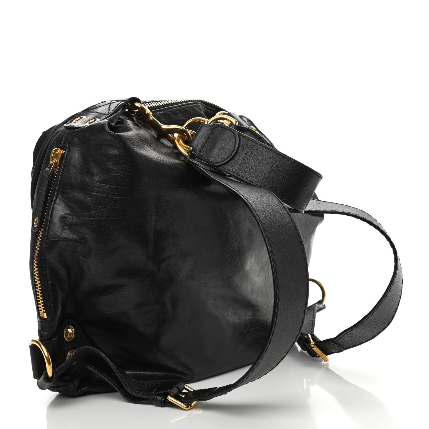 Gucci Calfskin Medium Darwin Convertible Backpack Black 3 of 10