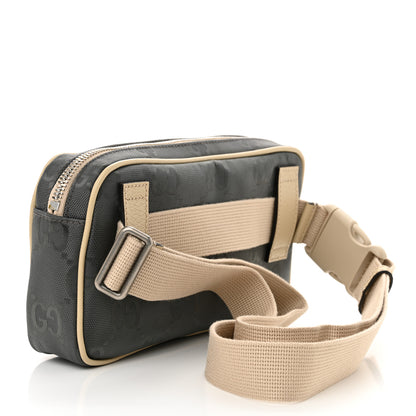 Gucci Econyl Nylon Monogram Off The Grid Belt Bag Graphite Grey New Plaster 3 of 11