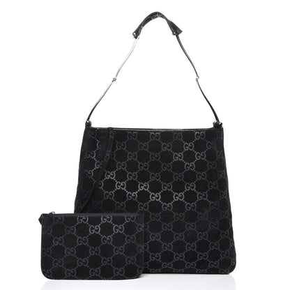 Gucci Suede Guccissima Hobo Black 3 of 11