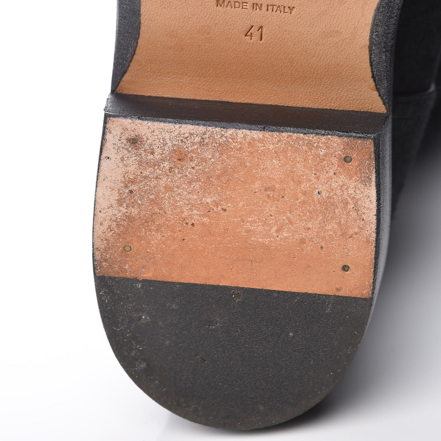 Shearling Suede CC Boots 41 Black
