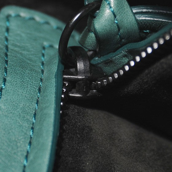 Calfskin Medium Phantom Luggage Emerald Green