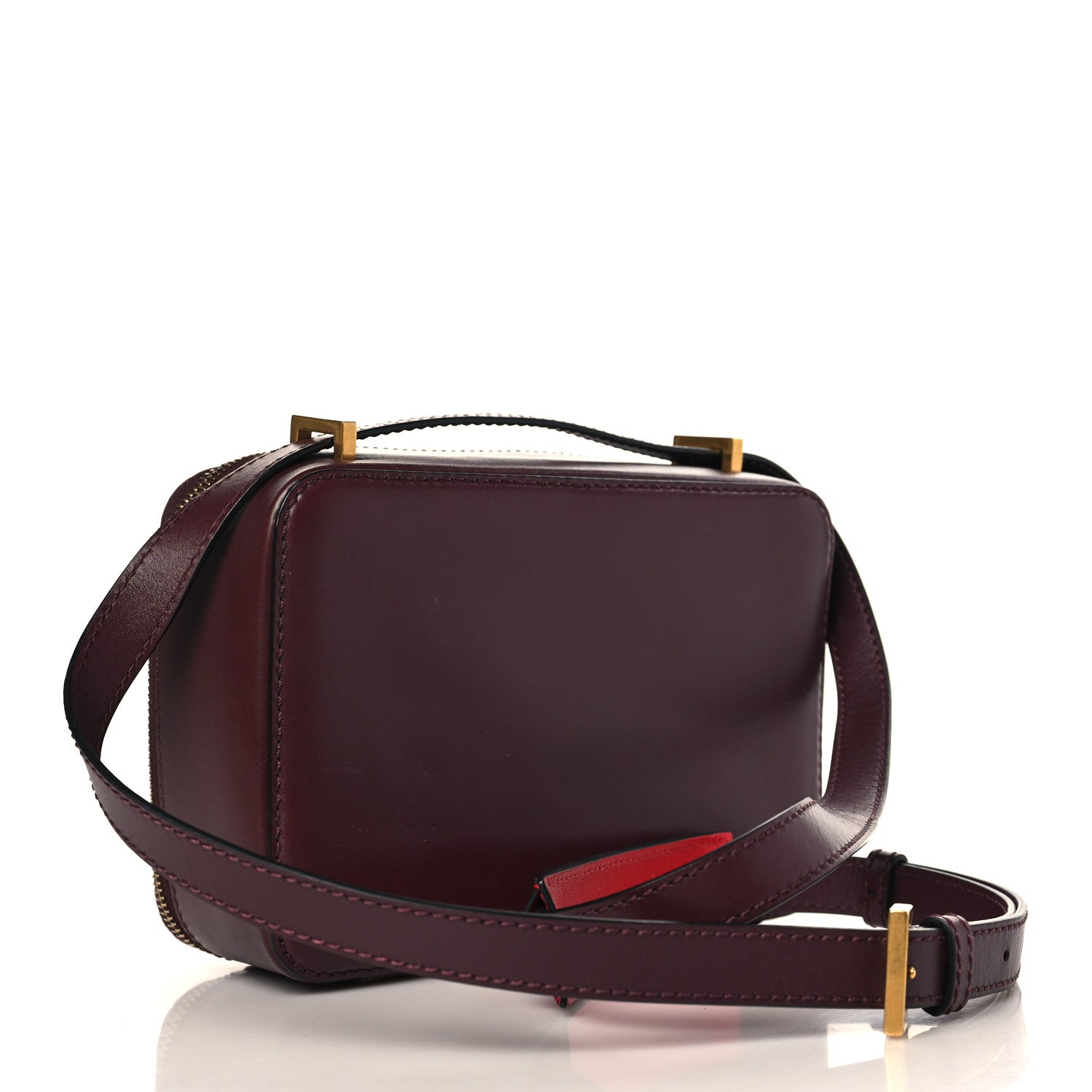 Valentino Garavani Smooth Calfskin VSling Crossbody Bag Rubin 3 of 8