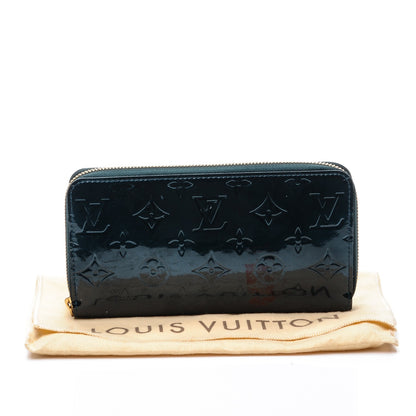 Louis Vuitton Vernis Zippy Wallet Blue Nuit 10 of 10