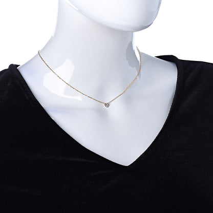 Cartier 18K Pink Gold Diamond D'Amour Heart Pendant Necklace 2 of 7