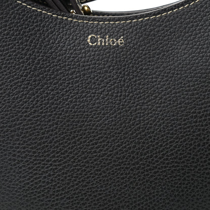Chloe Small Grain Smooth Calfskin Small Darryl Hobo Black 8 of 12