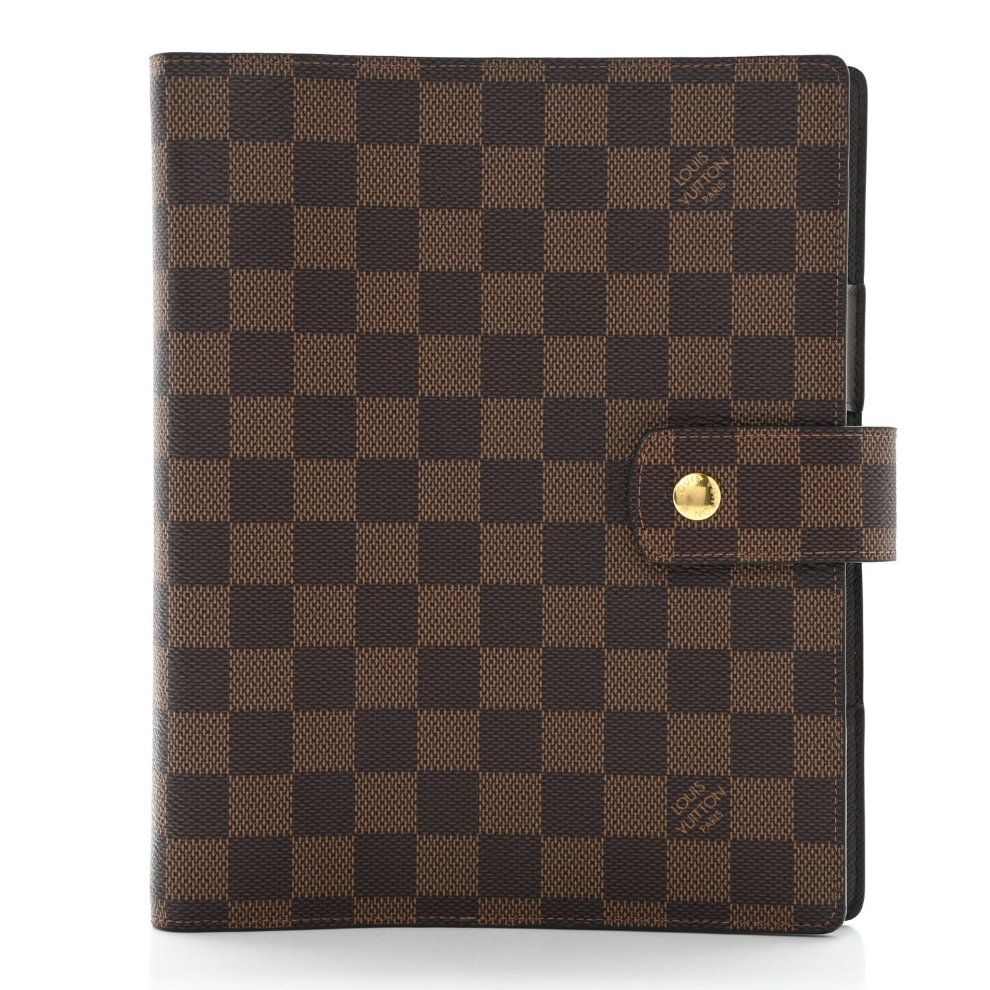 Damier Ebene Large Ring Agenda Cover