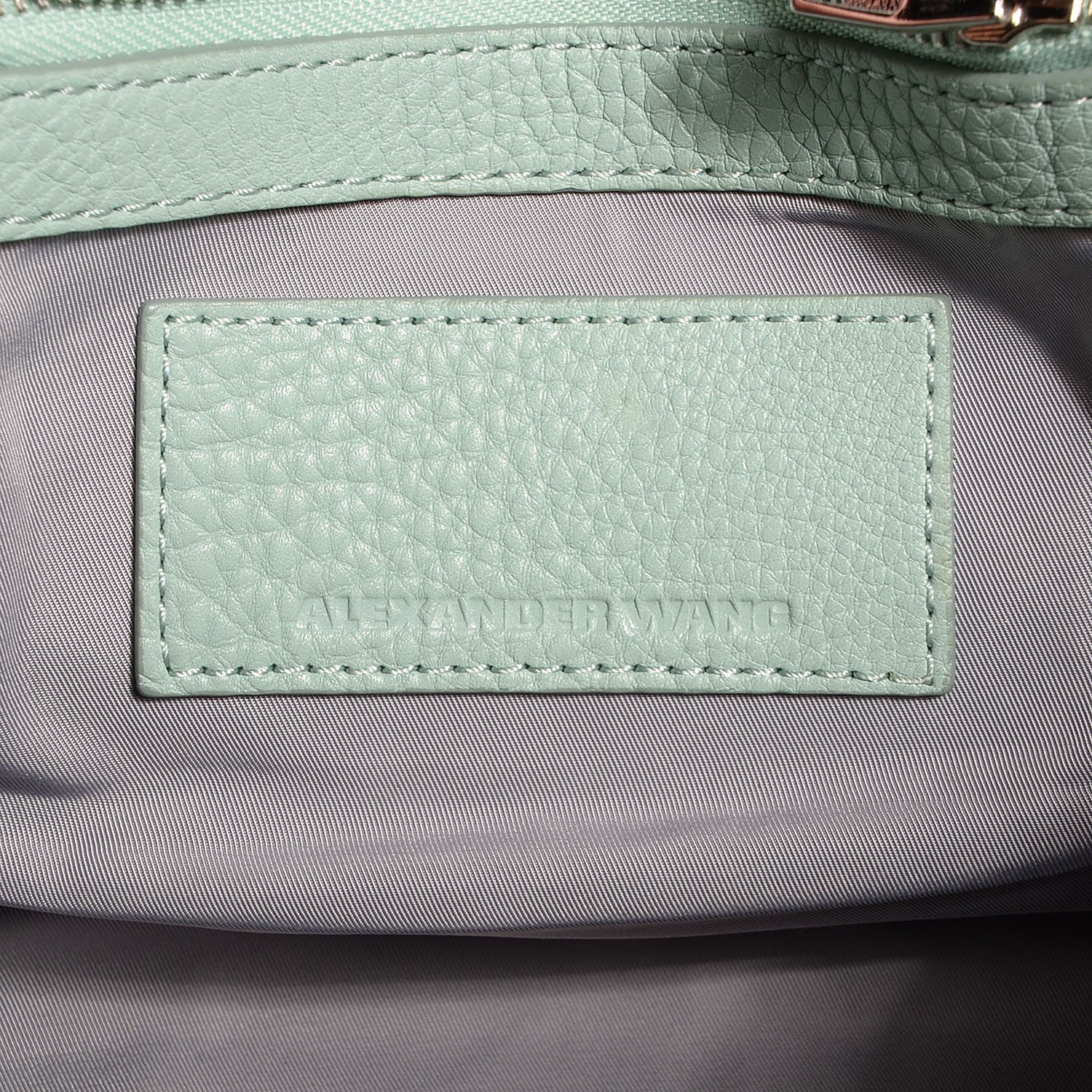 Alexander Wang Pebbled Calfskin Rockie Peppermint 6 of 8