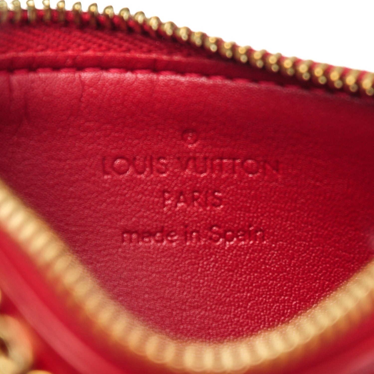 Louis Vuitton Vernis Key Pouch Pomme D'Amour 6 of 7