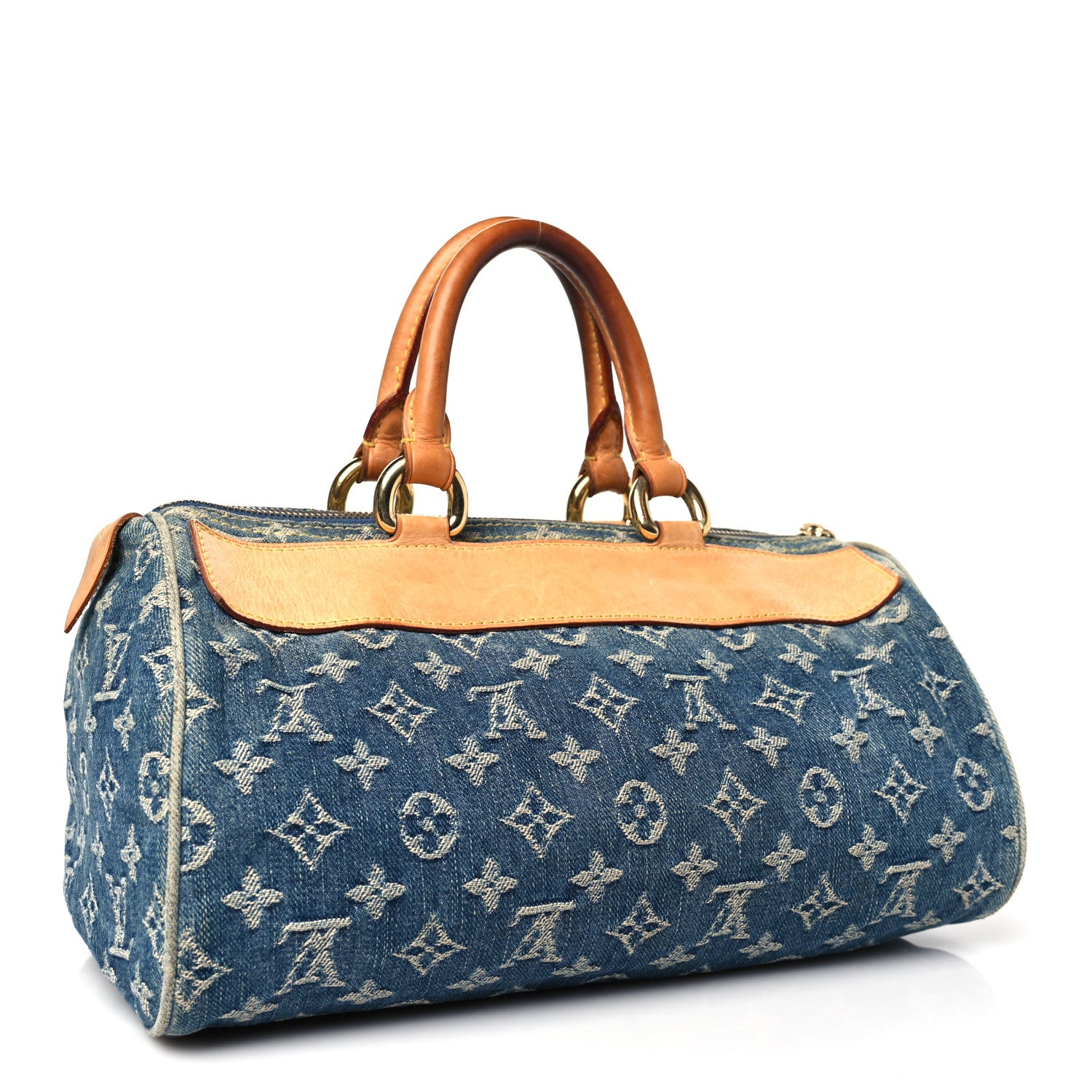 Louis Vuitton Monogram Denim Neo Speedy Blue 3 of 11