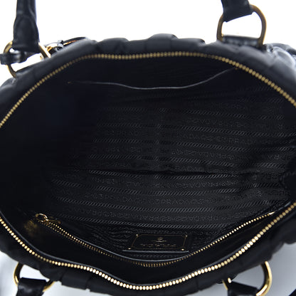 Prada Tessuto Nylon Gaufre Shopping Satchel Black 5 of 9