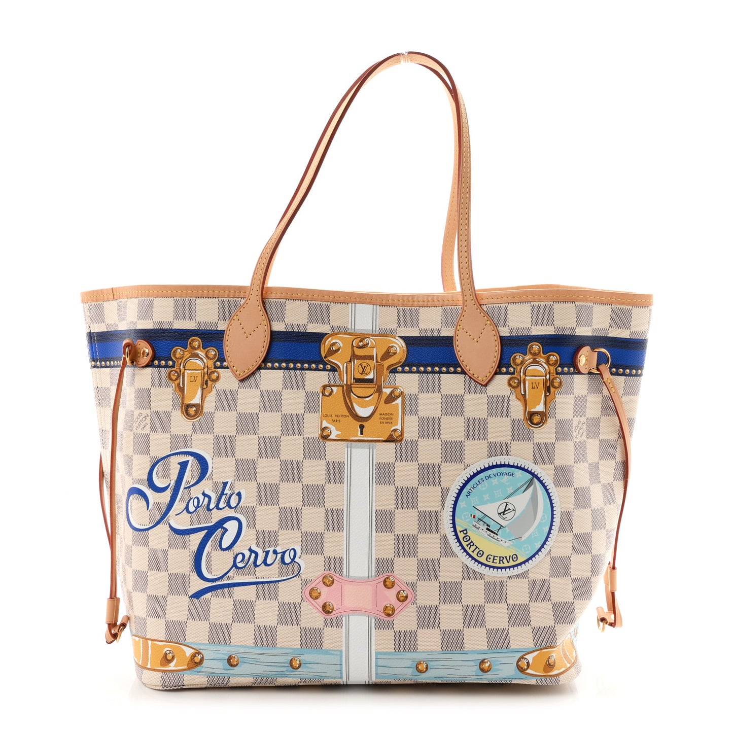 Damier Azur Summer Trunks Mykonos Neo Neverfull MM