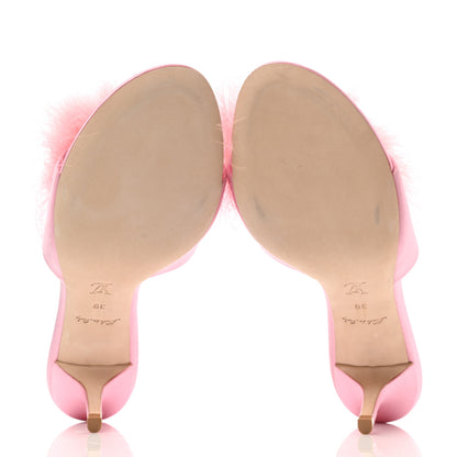 Louis Vuitton Fur Crystal LV Marilyn Mule 39 Rose 5 of 9