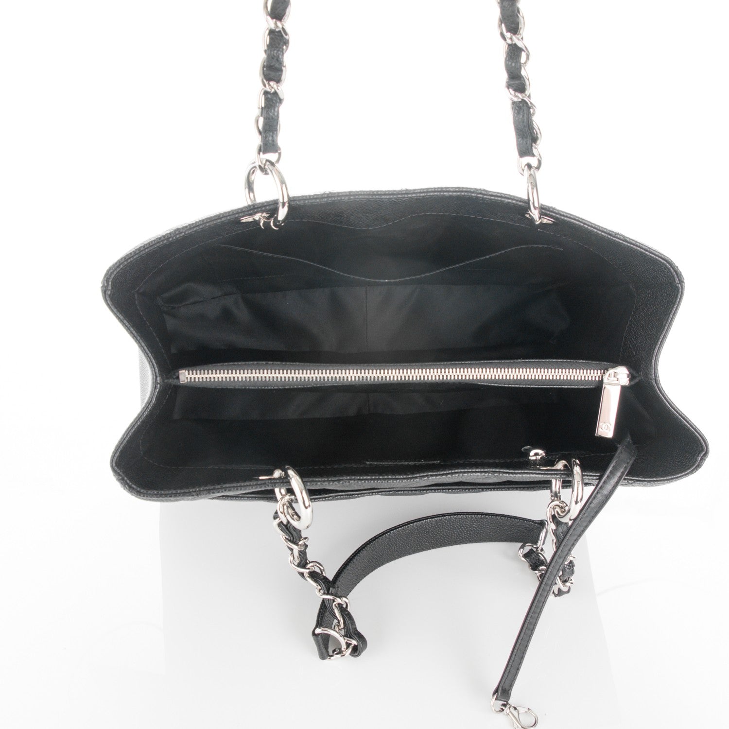 Chanel Caviar Quilted Grand Shopping Tote GST Black 5 of 30