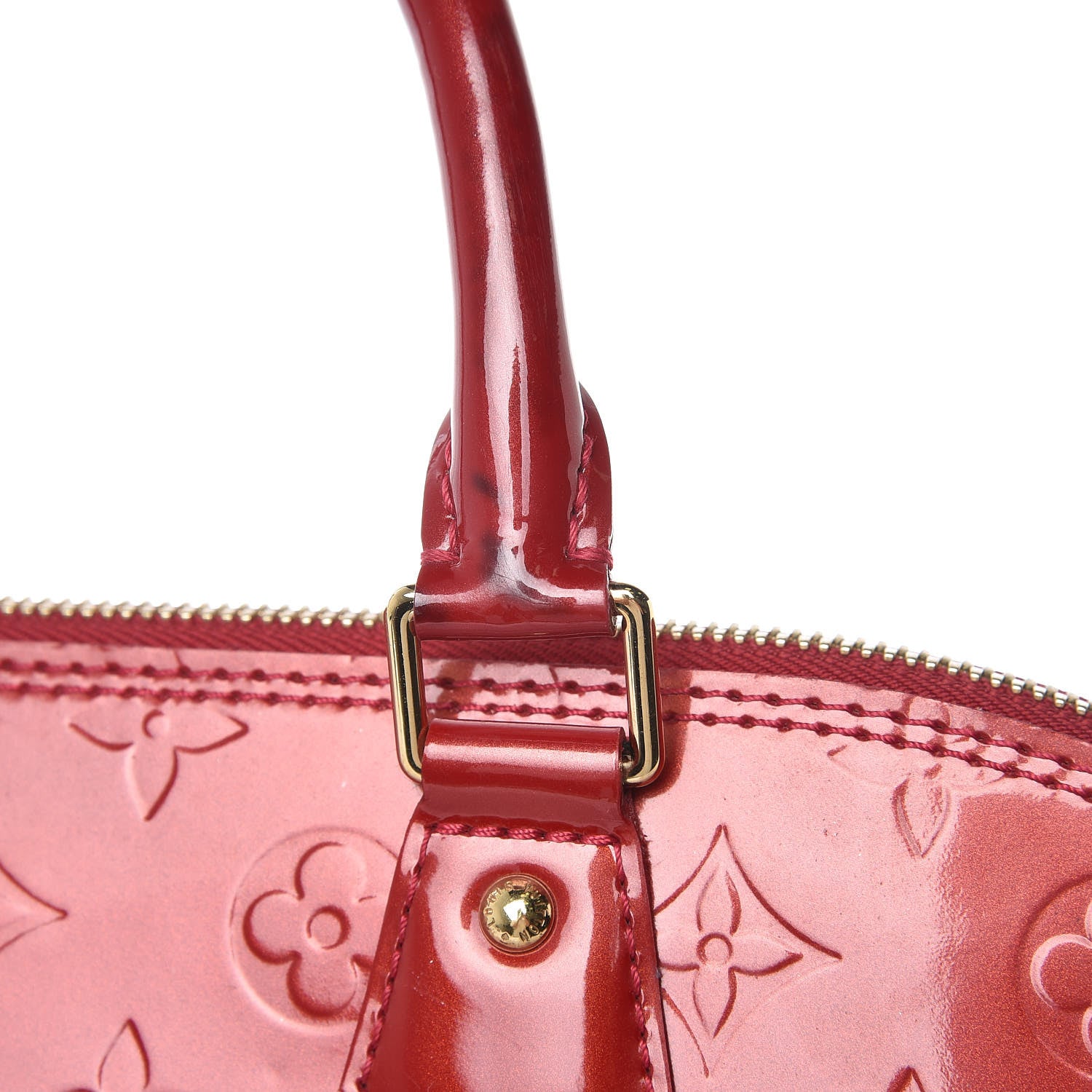 Louis Vuitton Vernis Alma GM Pomme D'Amour 8 of 8